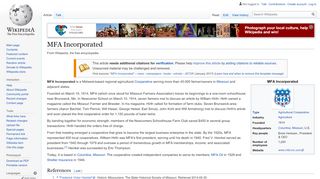 
                            5. MFA Incorporated - Wikipedia