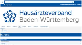
                            5. MFA-Portal - Hausarzt-BW - Hausärzteverband Baden-Württemberg