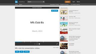 
                            13. Mfc club biz presentation slides - SlideShare