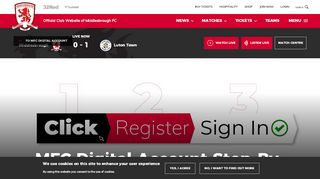 
                            8. MFC Digital Account Step-By-Step Guide | Middlesbrough FC