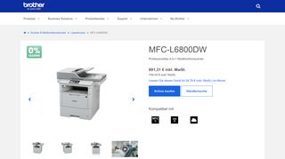 
                            11. MFC-L6800DW Monolaser-Multifunktionsdrucker online kaufen | Brother