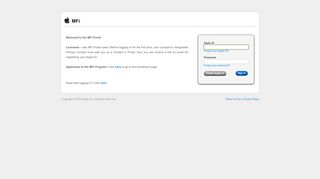 
                            1. MFi Portal - Apple