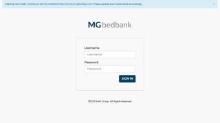 
                            8. MG Bedbank - Hi Im Victoria, MG Dashboard platform