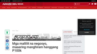 
                            8. Mga maliliit na negosyo, maaaring manghiram hanggang P100k | ABS ...