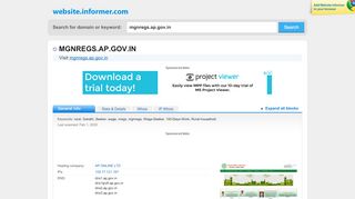 
                            13. mgnregs.ap.gov.in at Website Informer. Visit Mgnregs Ap.