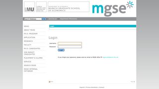 
                            1. MGSE-Database Login