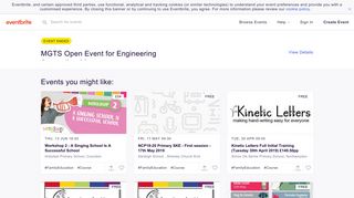 
                            11. MGTS Open Event for Engineering Apprenticeships Tickets, Thu 21 ...