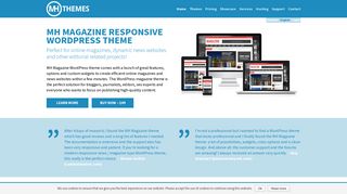 
                            2. MH Themes: Premium Magazine WordPress Themes for Bloggers