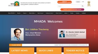 
                            2. MHADA - Maharashtra Housing and Area Development Authority