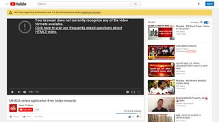 
                            7. MHADA online application from today onwards - YouTube