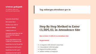 
                            4. mhmcgm attendance gov in – srinivas gollapelli