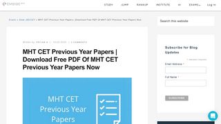 
                            10. MHT CET Previous Year Papers | Download Free PDF Of MHT CET ...