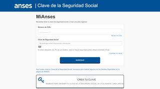 
                            4. Mi ANSES - ANSES - Administración Nacional de la Seguridad Social