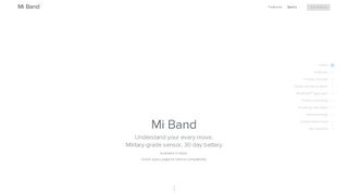 
                            3. Mi Band - Mi.com