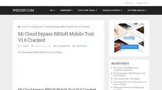 
                            10. Mi Cloud bypass RBSoft Mobile Tool V1.6 Cracked - wikisir.com