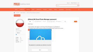 
                            4. Mi Cloud Photo Manager password - MIUI General - Xiaomi MIUI ...