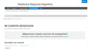 
                            10. Mi Cuenta Negocios - Movistar Argentina