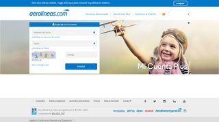 
                            2. Mi Cuenta Plus Login - Aerolineas Argentinas