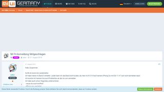 
                            3. Mi Fit Anmeldung fehlgeschlagen - Mi Health - MIUI 德国 | Germany