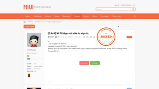 
                            2. Mi Fit App not able to sign in - Mi Band 2 - Xiaomi MIUI Official ...