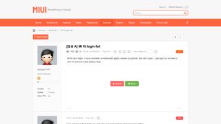 
                            12. Mi fit login fail - Mi Band 2 - Xiaomi MIUI Official Forum