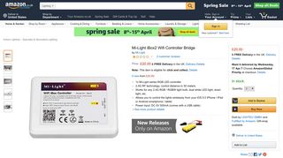 
                            11. Mi-Light iBox2 Wifi Controller Bridge: Amazon.co.uk: Lighting