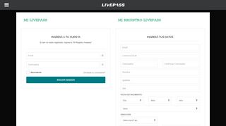 
                            2. Mi livepass