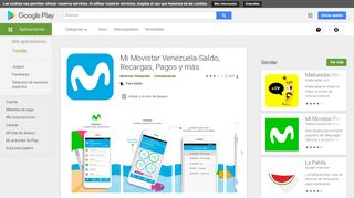 
                            7. Mi Movistar Venezuela-Saldo, Recargas, Pagos y más - Google Play