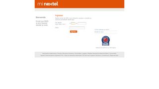 
                            5. Mi Nextel - Ingreso