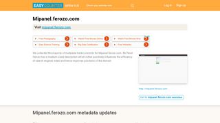 
                            12. Mi Panel Ferozo (Mipanel.ferozo.com) - Panel de control de hosting