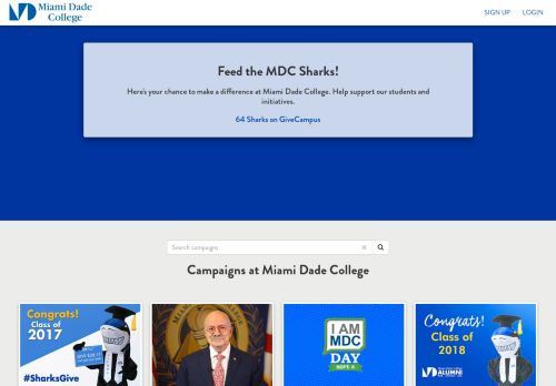 
                            10. Miami Dade College · GiveCampus