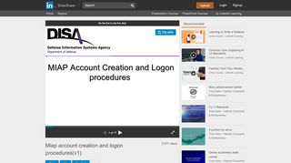 
                            6. Miap account creation and logon procedures(v1) - SlideShare