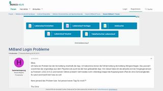 
                            9. MiBand Login Probleme - Xiaomi MiBand Forum – Android-Hilfe.de