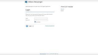 
                            7. Mibew Messenger: Login