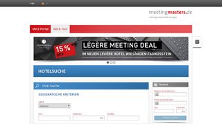 
                            4. MICE-Tool - meetingmasters.de