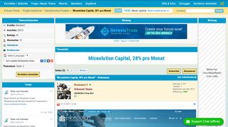 
                            1. Miceolution Capital, 28% pro Monat - X-Invest