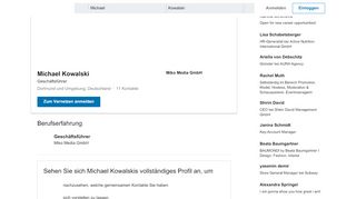 
                            11. Michael Kowalski – Geschäftsführer – Miko Media GmbH | LinkedIn
