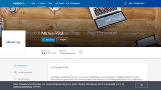 
                            6. Michael Page - 46 Stellenangebote auf jobs.ch