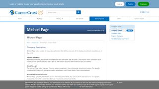 
                            11. Michael Page - Company Details - Jobs in Japan - CareerCross