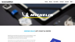 
                            4. Michelin | Brand Addition | Promotional Merchandise