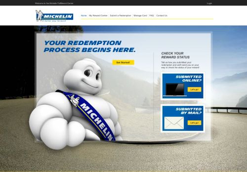 
                            6. Michelin Reward Center - Home Page - TireRewardCenter.com
