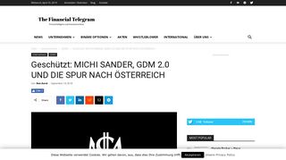 
                            10. MICHI SANDER, GDM 2.0 UND DIE SPUR NACH ÖSTERREICH | The ...