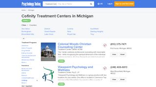 
                            10. Michigan Cofinity Treatment Centers - Cofinity Treatment Centers ...