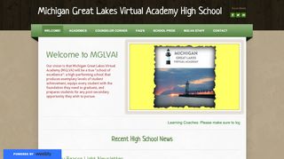 
                            13. Michigan Great Lakes Virtual Academy High School - Welcome!