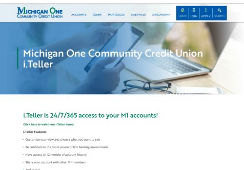 
                            12. Michigan One Community Credit Union i.Teller - Michigan One ...