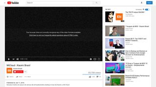
                            11. MiCloud - Xiaomi Brasil - YouTube