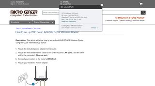 
                            7. Micro Center - How to set up WiFi on an ASUS RT-N12 Wireless Router