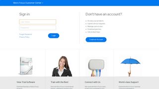 
                            3. Micro Focus Customer Center Login - Novell