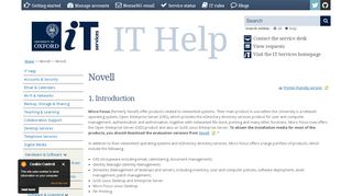 
                            8. Micro Focus (formerly Novell) | IT Services Help Site