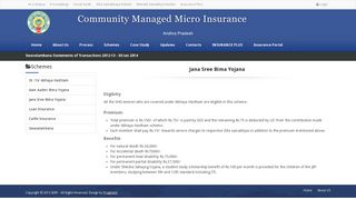 
                            11. Micro Insurance ::Schemes :: Jana Sri Bima Yojana :: JBY - AABY